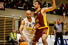 Basketball, Basketball Zweite Liga 2024/25, Grunddurchgang 6.Runde, Mattersburg Rocks, Traiskirchen Lions, Dominik Alturban (6)