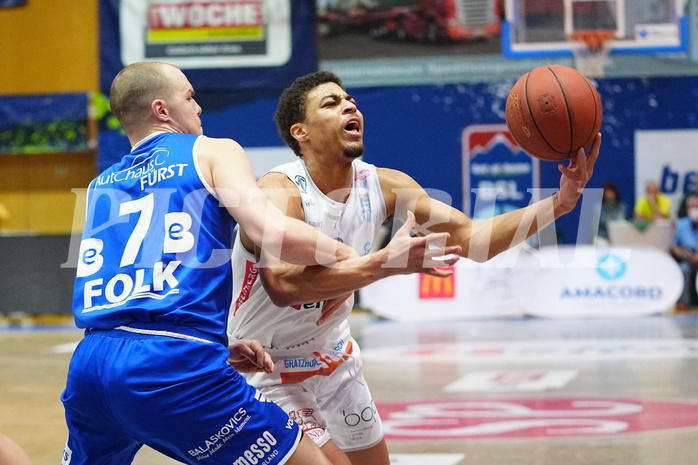 Basketball Superliga 2021/22, 8. Platzierungsrunde, Kapfenberg vs. Oberwart


