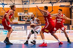 Basketball, ABL 2017/18, Grunddurchgang 9.Runde, Oberwart Gunners, BC Vienna, Louis Dabney Jr. (5)