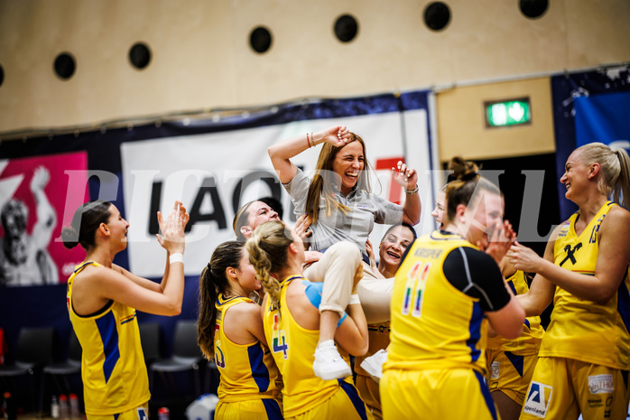 Basketball, Win2Day Basketball Damen Superliga 2023/24, Playoff, Finale Spiel 3, SKN St. Pölten, UBI Graz, 