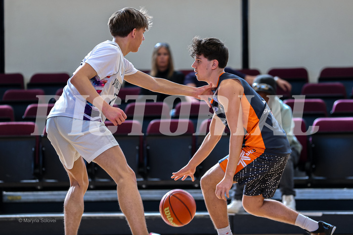 23.03.2025 Österreichischer Basketballverband 2024/25, SLMU16, Post SV Wien vs. Basket Dukes