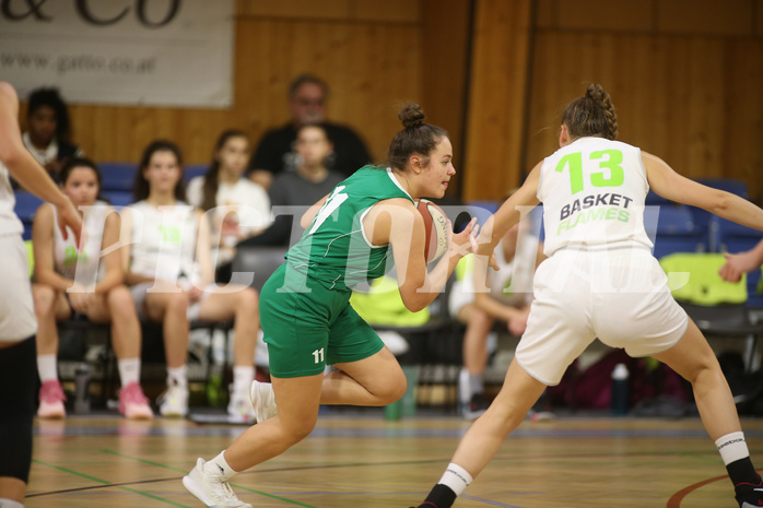 Basketball Damen Superliga 2021/22, Grunddurchgang 1.Runde Basket Flames vs. KOS Celovec


