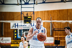 Basketball, bet-at-home Basketball Superliga 2021/22, Grunddurchgang Runde 4, Oberwart Gunners, BC GGMT Vienna, Sebastian Käferle (7)