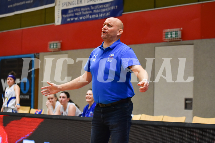 Basketball Superliga 2021/22, Halbfinale Spiel 2,
DBB LZ OÖ vs BK Raiffeisen Duchess Klosterneuburg,
