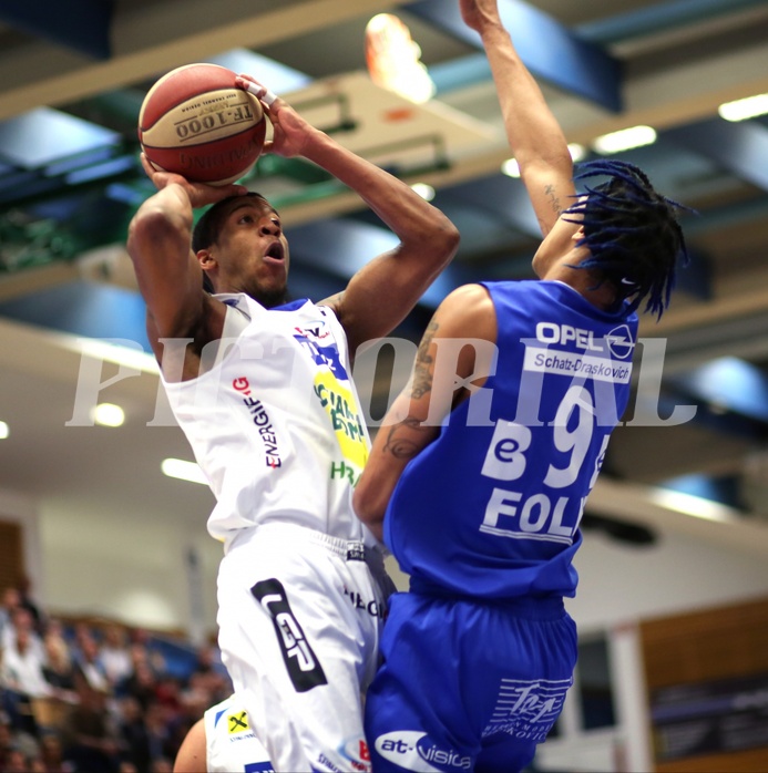 Basketball ABL 2015/16 Grundurchgang 30.Runde Gmunden Swans vs. Oberwart Gunners


