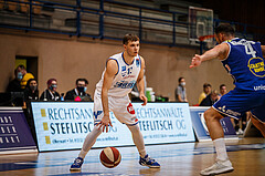 Basketball, bet-at-home Basketball Superliga 2020/21, Grunddurchgang 14. Runde, Oberwart Gunners, Gmunden Swans, Jonathan Knessl (12)