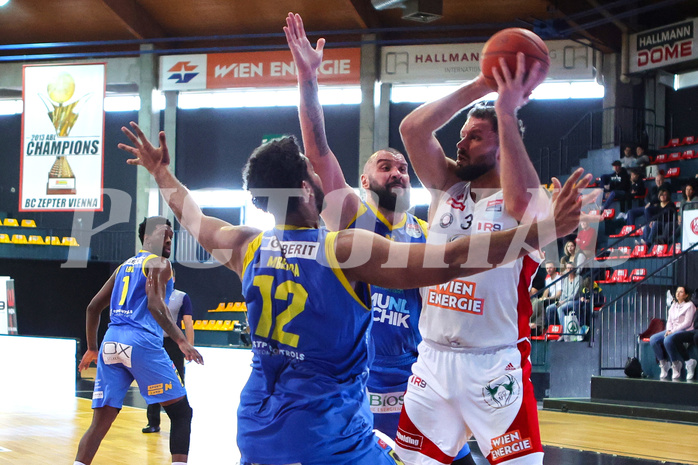 Basketball Superliga 2022/23, 9.Plazierungsrunde BC Vienna vs. SKN St.Pölten


