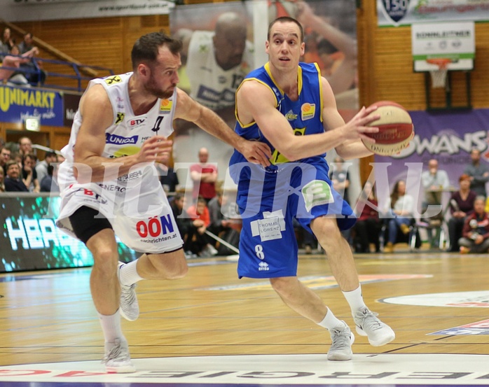 Basketball ABL 2017/18, Grunddurchgang 24.Runde Gmunden Swans vs. UBSC Graz


