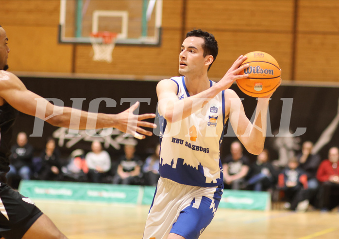 Basketball Zweite Liga 2024/25, Grunddurchgang 19.Runde Raiders Tirol vs. BBU Salzburg


