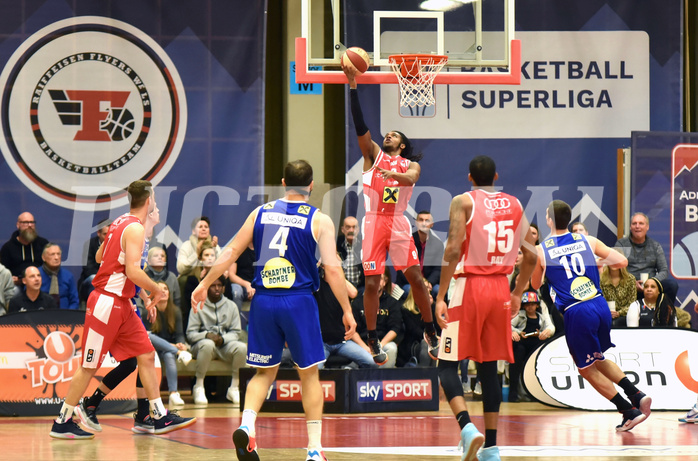 Basketball Superliga 2019/20,  1.Plazierungsrunde Flyers Wels vs. Gmunden Swans



