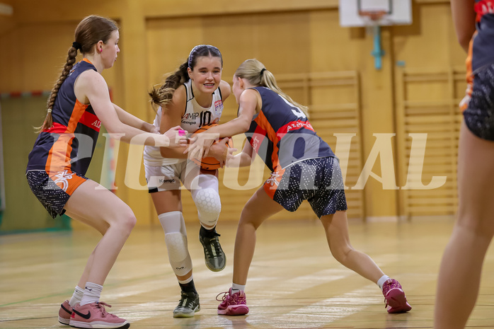 20.10.2024 Österreichischer Basketballverband 2024/25, SLWU16, Basket Flames UNION vs. Basket Duchess

