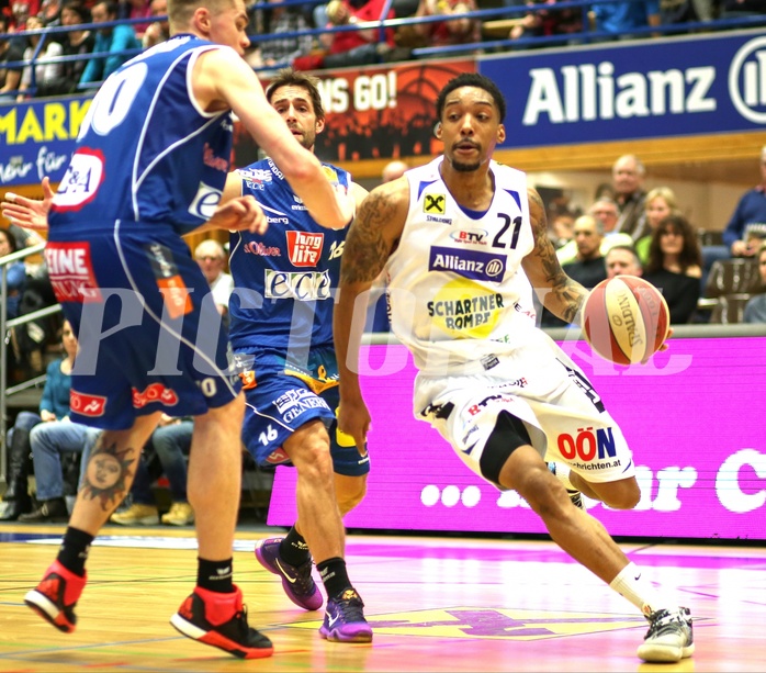Basketball ABL 2015/16 Grundurchgang 28.Runde Gmunden Swans vs. Kapfenberg Bulls


