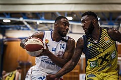 Basketball, ABL 2018/19, Grunddurchgang 27.Runde, Oberwart Gunners, UBSC Graz, Christopher Tawiah (14)