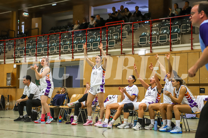 Basketball Damen Superliga 2024/25, Grunddurchgang 03.Runde VIENNA UNITED vs. DBB WELS