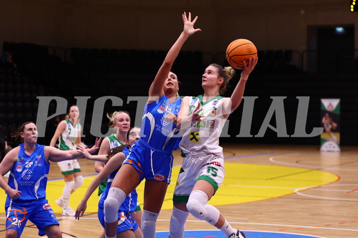 18.11.2023, Graz, Raiffeisen Sportpark, Basketball Damen Superliga 2022/23, Grunddurchgang, 4.Runde, UBI Holding Graz vs. DBB OCS Diamond Ladies Wels ,  