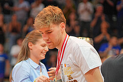 Basketball, Basketball Superliga 2024/25, Playoffs, Finale Spiel 1, Oberwart Gunners vs. BBC Nord Dragonz