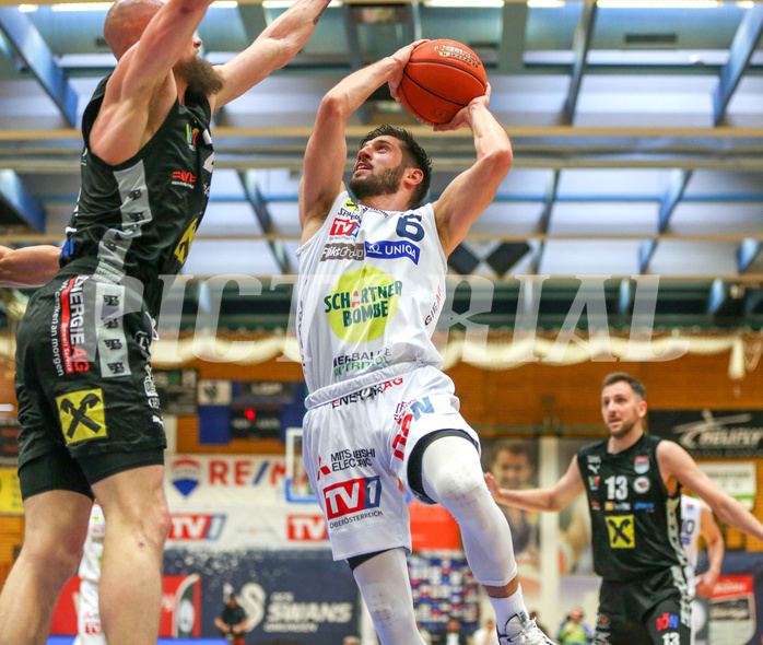 Basketball Superliga 2022/23, Playoff, Semifinale Spiel 1 Gmunden Swans vs. Flyers Wels


