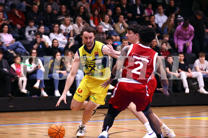 31.01.2025, Graz, Raiffeisen Sportpark Graz, Basketball Superliga 2024/25, Grunddurchgang, Runde 19, UBSC Graz - BC Vienna