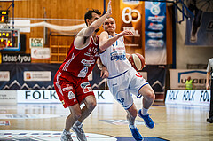 Basketball, Admiral Basketball Superliga 2019/20, Grunddurchgang 14.Runde, Oberwart Gunners, BC Vienna, Sebastian Käferle (7)