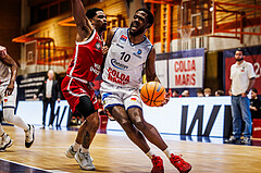 Basketball, win2day Basketball Superliga 2024/25, Grunddurchgang Runde 21
, BBC Nord Dragonz, BC Vienna, Austen Awosika (10)