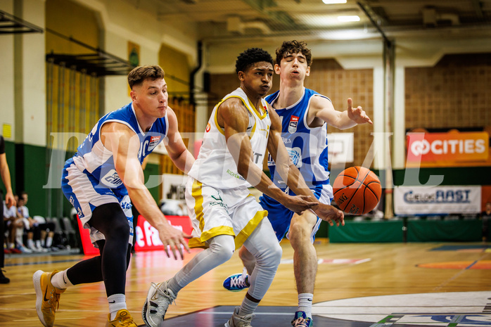 Basketball, win2day Basketball Superliga 2022/23, Grunddurchgang 1.Runde, Fürstenfeld Panthers, Oberwart Gunners, Steve Robinson Jr. (6)