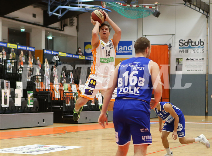 Basketball Superliga 2020/21, Grunddurchgang 17.Runde Klosterneuburg Dukes vs. Oberwart Gunners