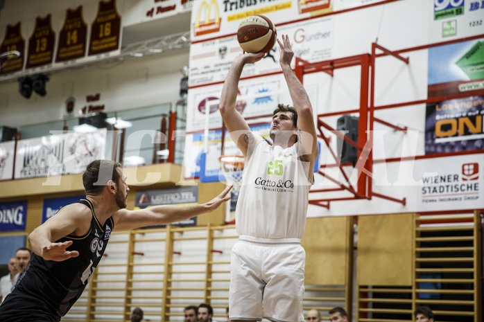 Basketball, Basketball Zweite Liga, Grunddurchgang 5.Runde, Basket Flames, Wörthersee Piraten, Justin Vallejo (25)