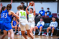 Basketball Basketball Damen Superliga 2021/22, Damen CUP Semifinale Basket Flames vs. Vienna D.C. Timberwolves
