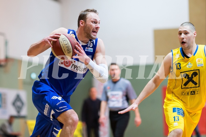 Basketball ABL 2015/16 Grunddurchgang 20.Runde UBSC Graz vs. Oberwart Gunners