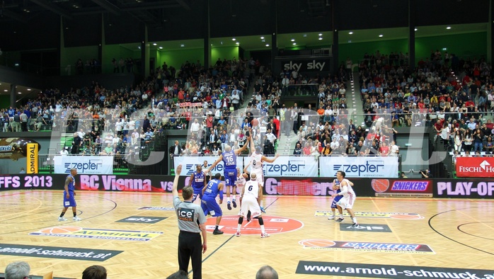 Basketball ABL 2012-13 Snickers-Playoffs Fnale 5.Spiel BC Vienna vs. Oberwart Gunners


