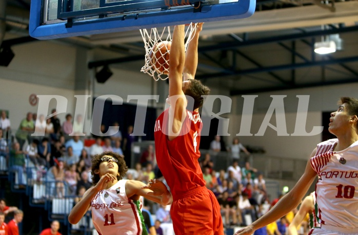 Basketball FIBA U18 European Championship Men 2015 DIV B Team Portugal vs. Team Austria


