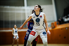 Basketball, Win2Day Basketball Damen Superliga 2023/24, Grunddurchgang 4.Runde, Vienna Timberwolves, UBSC-DBBC Graz, Viktoria Trailovic (15)