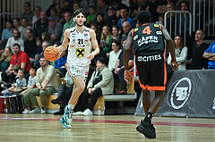 Basketball, Superliga 2023/24, Grunddurchgang 15. Runde, Flyers Wels vs. Fürstenfeld Panthers,
