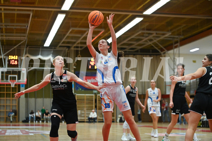 Basketball Superliga 2024/25, Grunddurchgang 1.Runde, DBB Wels vs Basket Flames Women,


