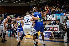 Basketball, ABL 2018/19, Playoff HF Spiel 1, Oberwart Gunners, Gmunden Swans, Devin White (5)