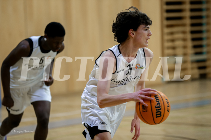 16.02.2025 Österreichischer Basketballverband 2024/25, SLMU16 Basket Flames WAT vs SG Salzkammergut