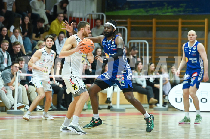 Basketball, Superliga 2024/25, Grunddurchgang 12.Runde, Flyers Wels vs. Oberwart Gunners,
