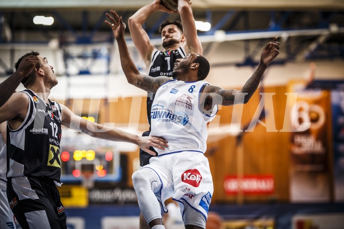 Basketball, ABL 2018/19, Grunddurchgang 19.Runde, Oberwart Gunners, Flyers Wels, Davor Lamesic (7)