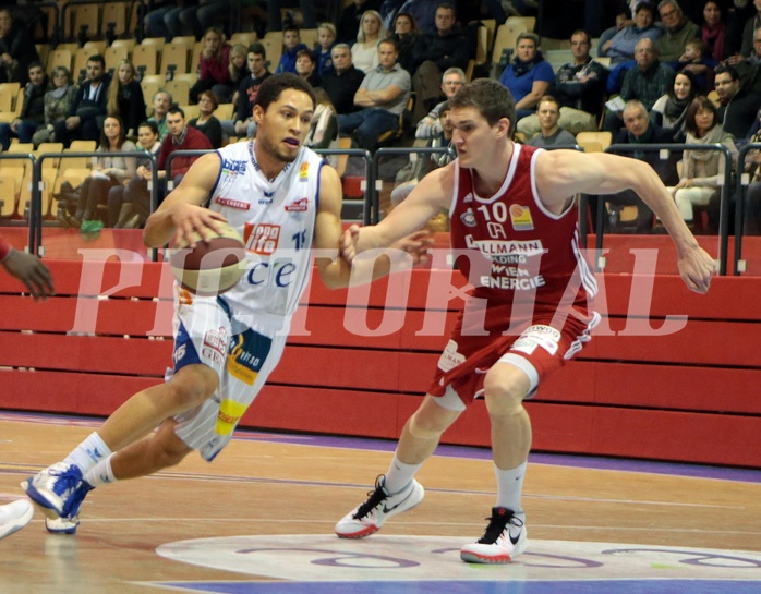 Basketball ABL 2016/17 Grunddurchgang 14.Runde Kapfenberg Bulls vs BC Vienna