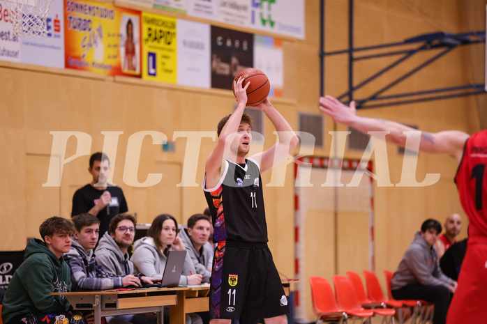 Basketball Zweite Liga 2022/23, Grunddurchgang 16.Runde Mistelbach Mustangs vs. Vienna United