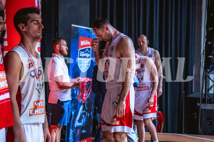 Basketball, Win2Day Superliga 2022/23, Playoff, Finale Spiel 4, BC Vienna, Gmunden Swans, 