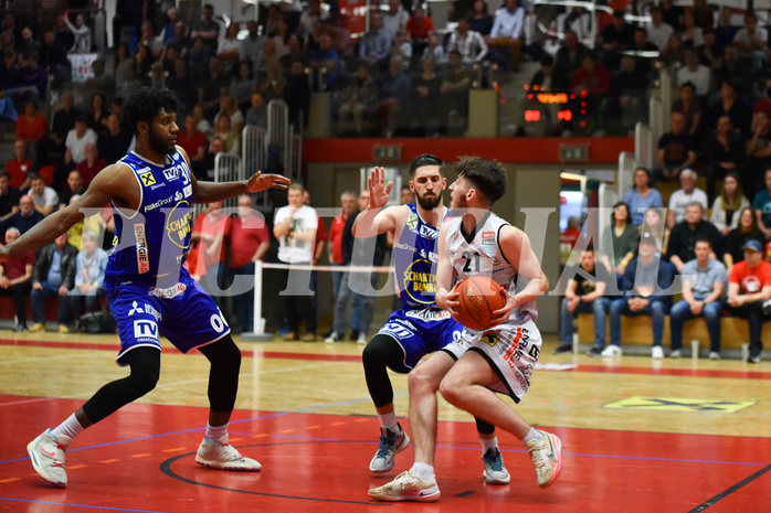 Basketball Superliga 2021/22, Viertelfinale Spiel 2, Flyers Wels vs Swans Gmunden