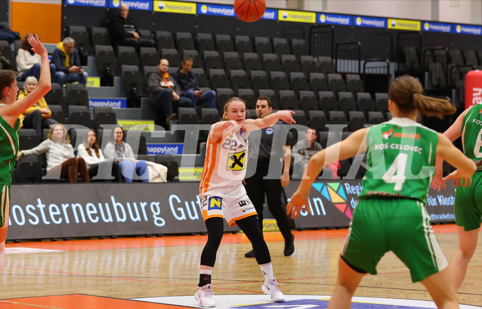 Basketball Damen Superliga 2022/23, Grunddurchgang 9.Runde BK Duchess Klosterneuburg vs. KOS Celovec