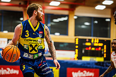 Basketball, win2day Basketball Superliga 2024/25, Grunddurchgang 18.Runde, Traiskirchen Lions, UBSC Graz, Cooper Robb (3)