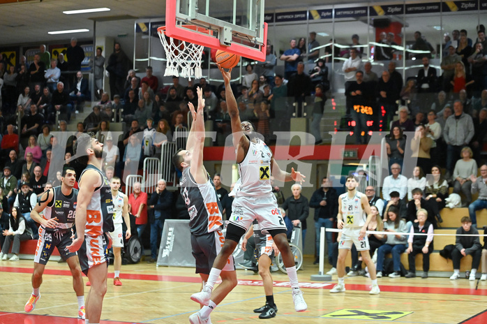 Basketball, Superliga 2024/25, Grunddurchgang 19.Runde, Flyers Wels vs. Klosterneuburg,