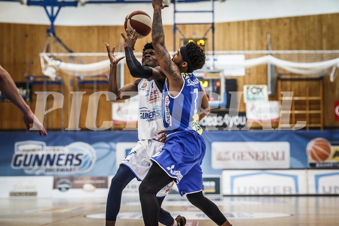 Basketball, ABL 2018/19, Playoff HF Spiel 2, Oberwart Gunners, Gmunden Swans, Dwane Miner (6)
