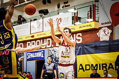 Basketball, win2day Basketball Superliga 2022/23, 8. Qualifikationsrunde, Traiskirchen Lions, UBSC Graz, Hannes Joseph Kogelnik (5)