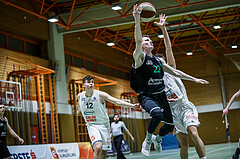Basketball, Basketball Zweite Liga, Grunddurchgang 20.Runde, BBC Nord Dragonz, Deutsch Wagram Alligators, Maximilian Pelz (22)