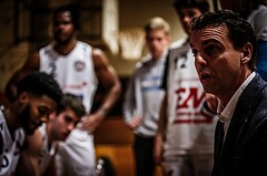 Basketball, 2.Bundesliga, Playoff VF Spiel 2, Mattersburg Rocks, Villach Raiders, Joey Vickery (Headcoach)