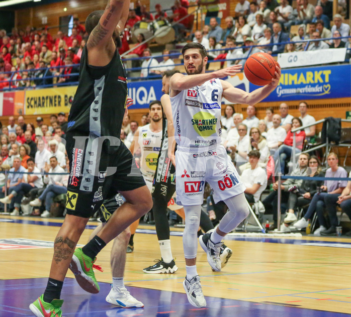 Basketball Superliga 2022/23, Playoff, Semifinale Spiel 3 Gmunden Swans vs. Flyers Wels


